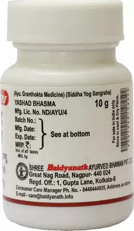 Yashad Bhasma